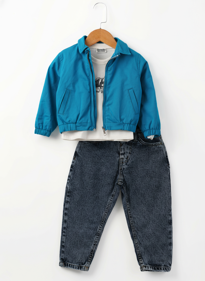 Bright Day Denim & Jacket Set