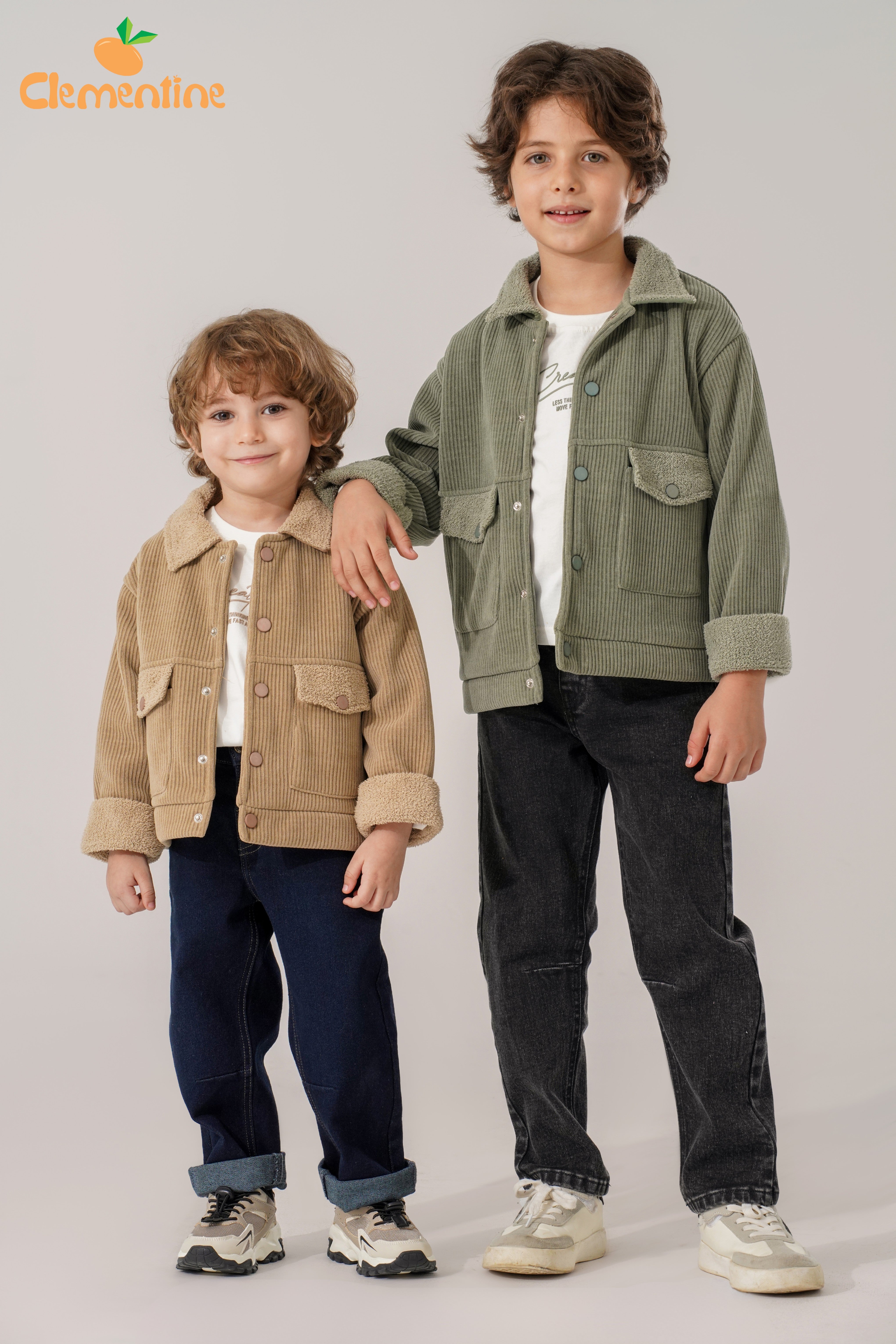 Corduroy Sherpa Jacket – Boys’ Winter Collection