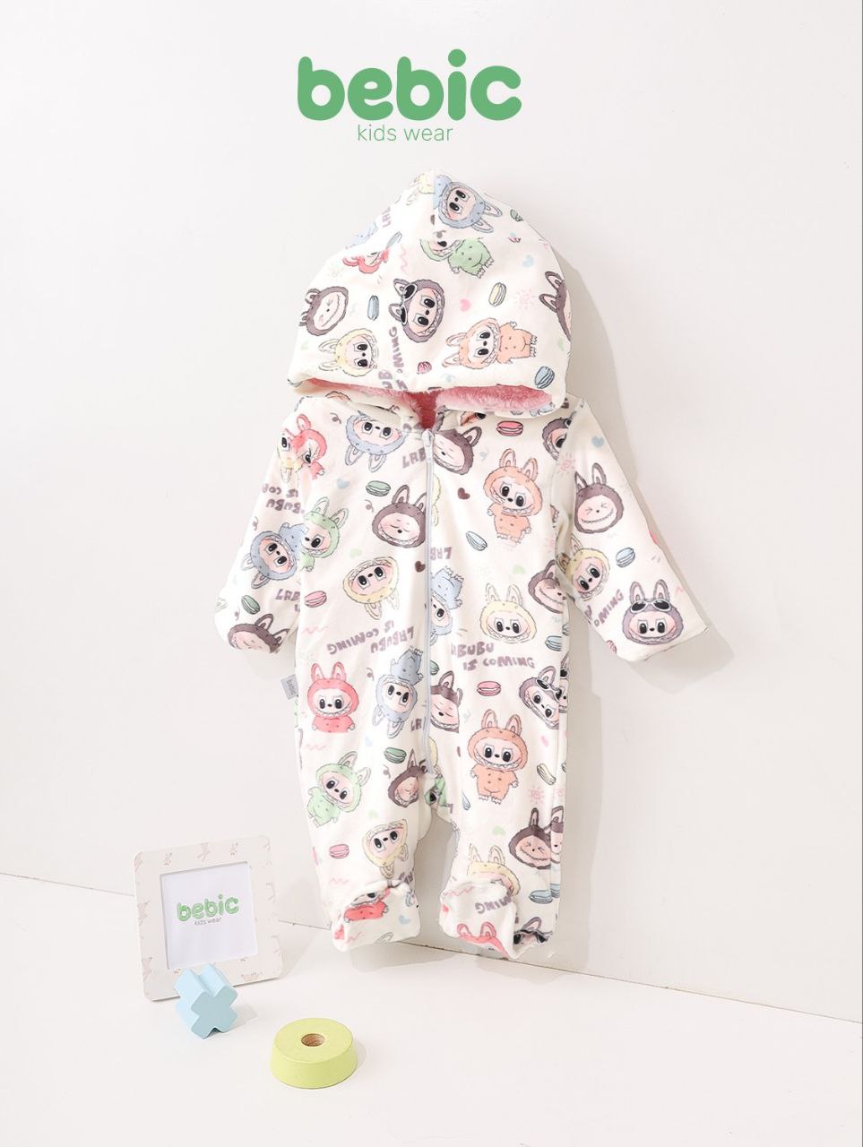 Animal Friends Onesie  Multicolor - 3M