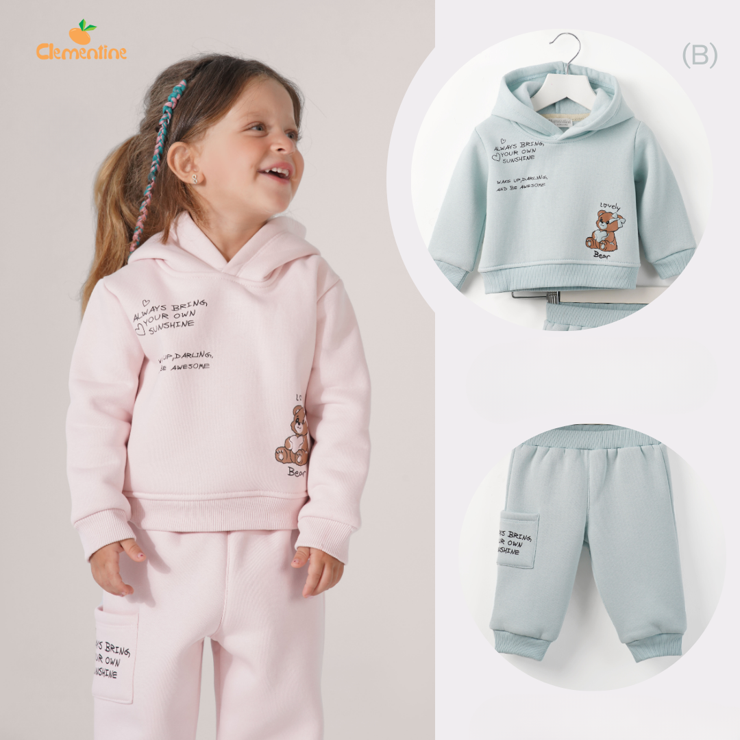 Lovely Bear Hoodie & Jogger Set