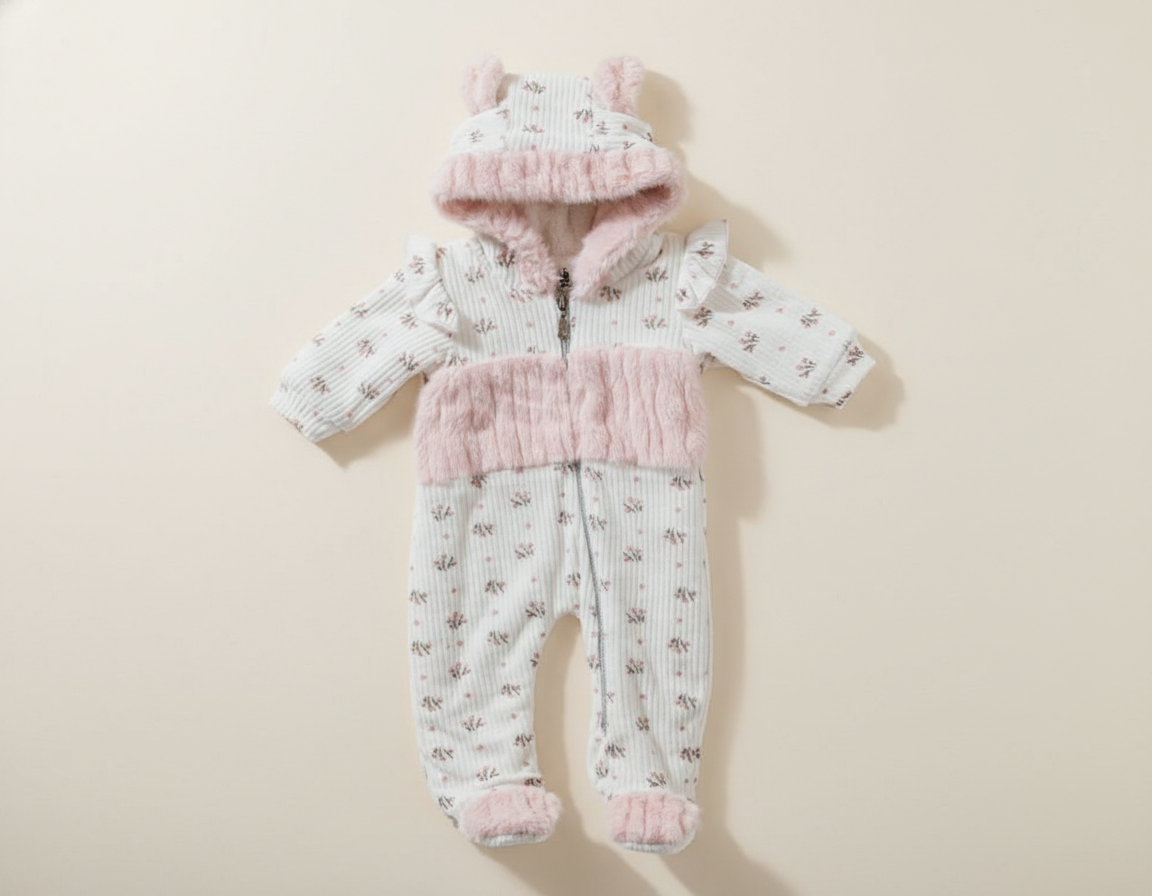 Blush Bunny Snuggle Suit