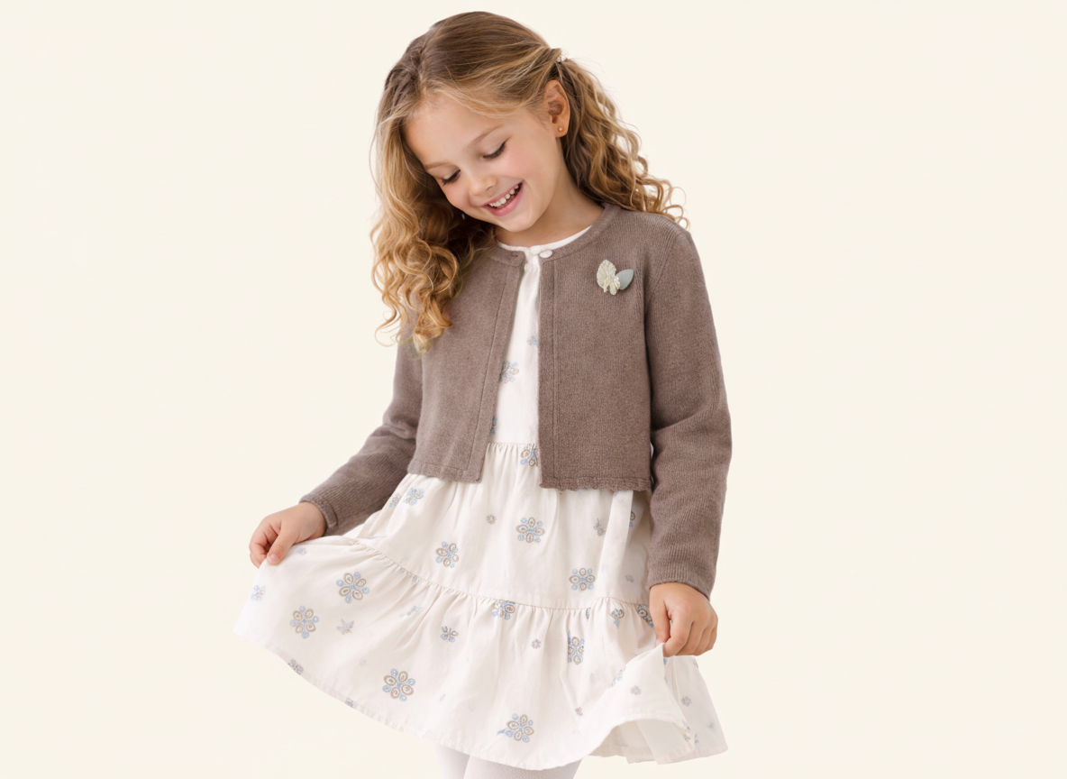 Floral Layered Dress Set