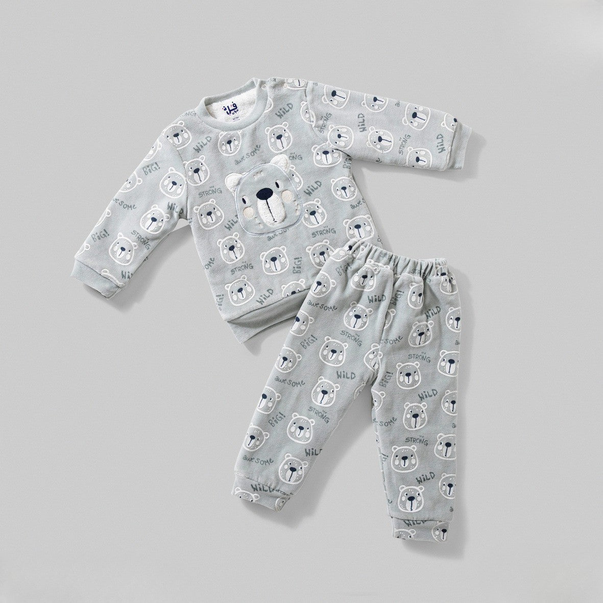 Little Bear Fleece Pajama Set